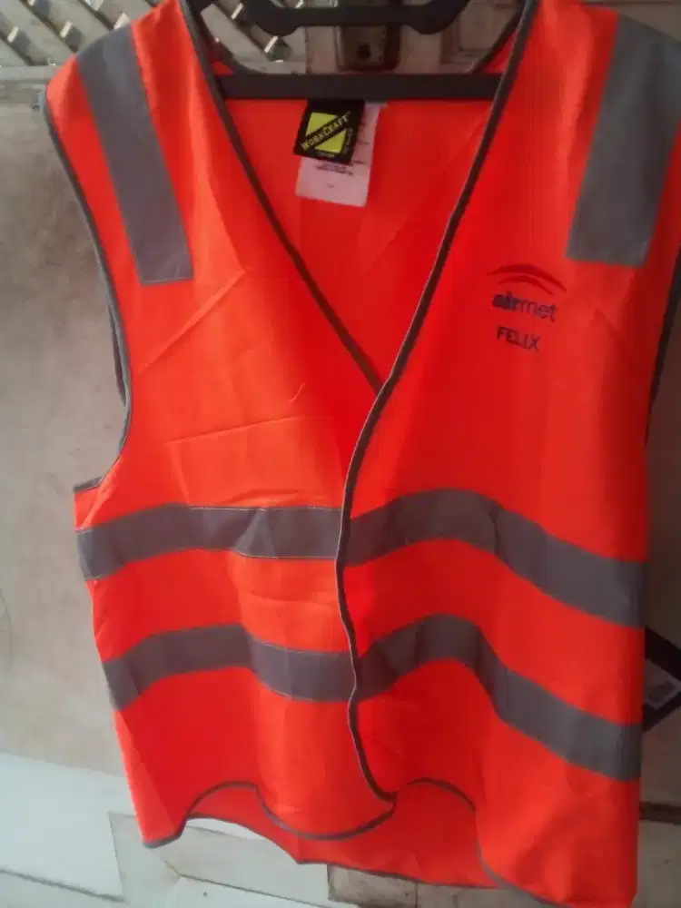 Rompi kerja orange size 2XL