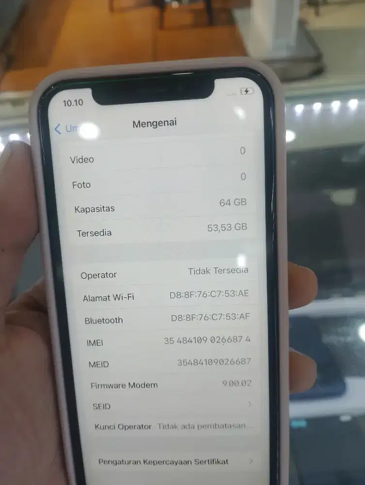 iPhone x 64 permanen allop