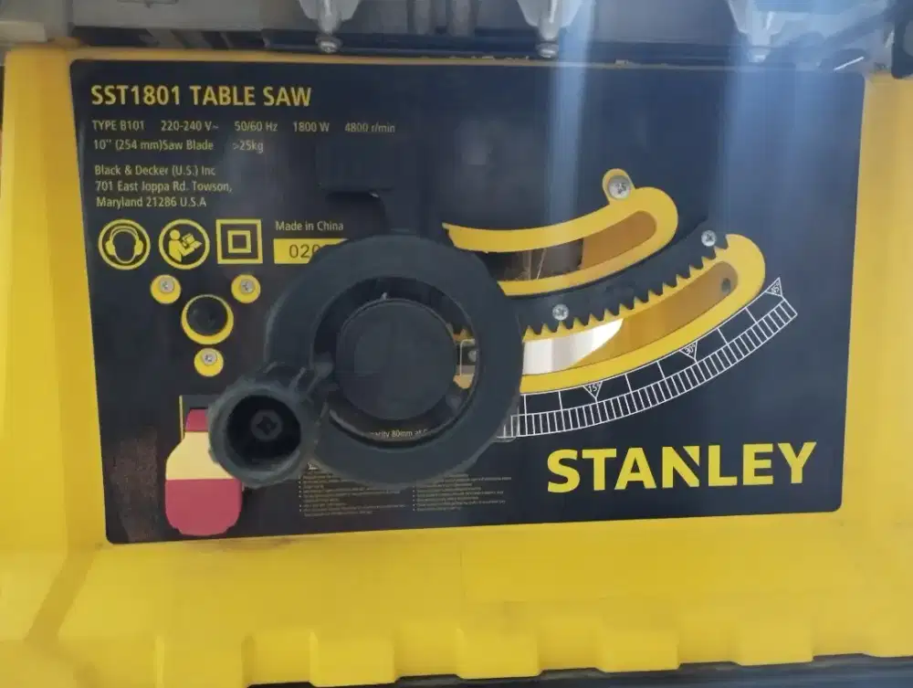 JUAL CEPAT TABLE SAW STANLEY SST1801