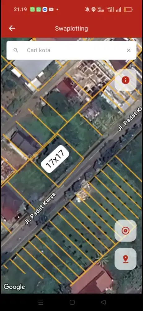 Tanah tepi jalan padat karya paris 2 tembus sepakat 2 untan