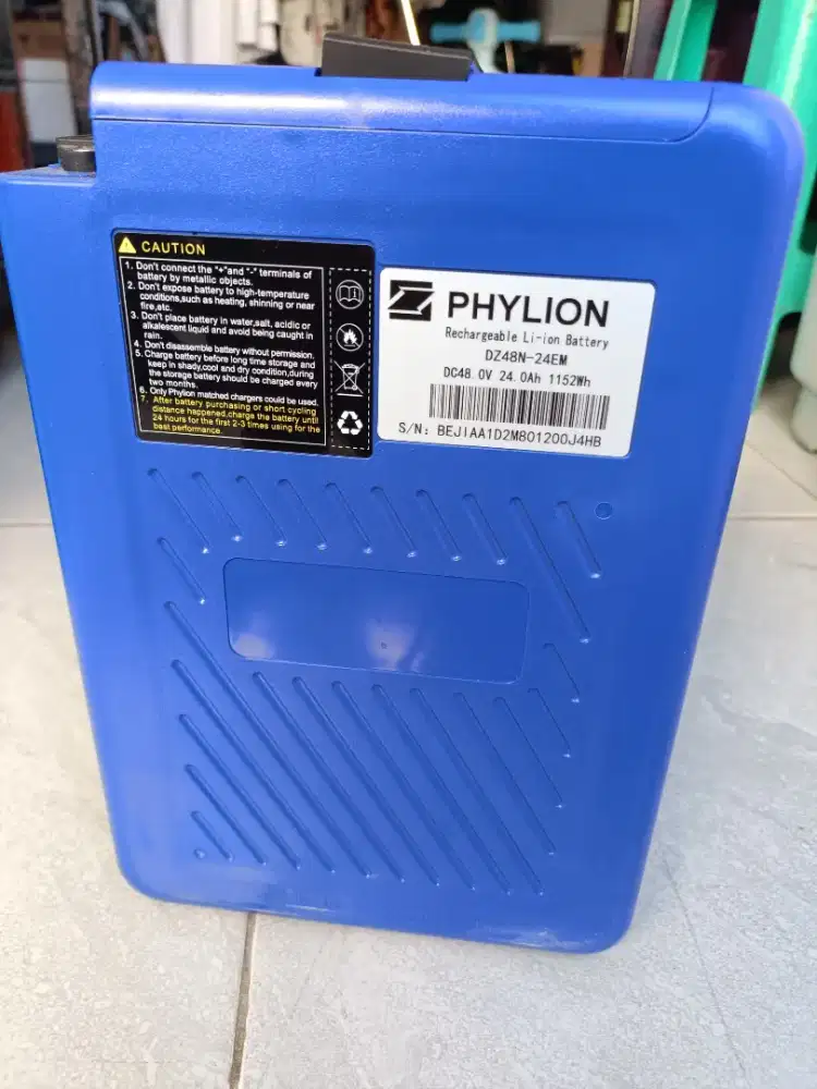 BATERAI TAMBAHAN / GENDONG OFFERO STAREER 3 LIT PHYLION 48VOLT - 24 AH