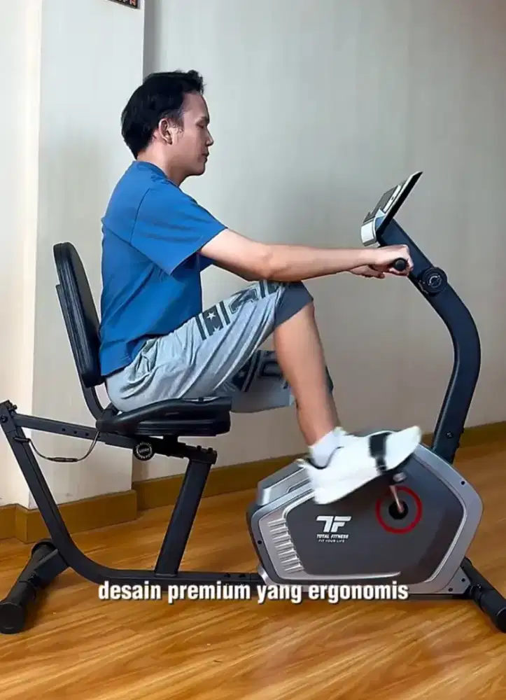 SEPEDA STATIS TERAPI/OLAH RAGA RECUMBENT BIKE TL 368R ALAT FITNESS