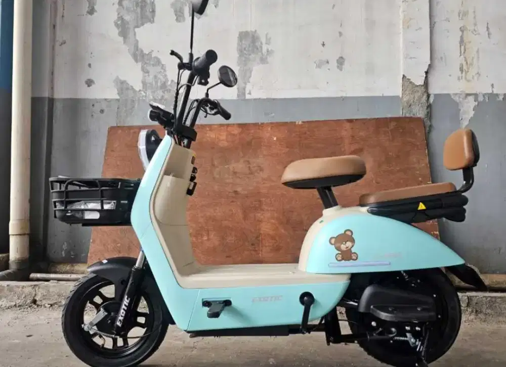 Sepeda Listrik Exotic Warna Pastel Aesthetic Full Ori