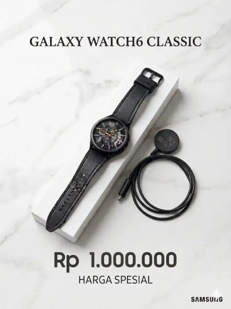 SAMSUNG GALAXY WATCH6 CLASSIC - BLACK