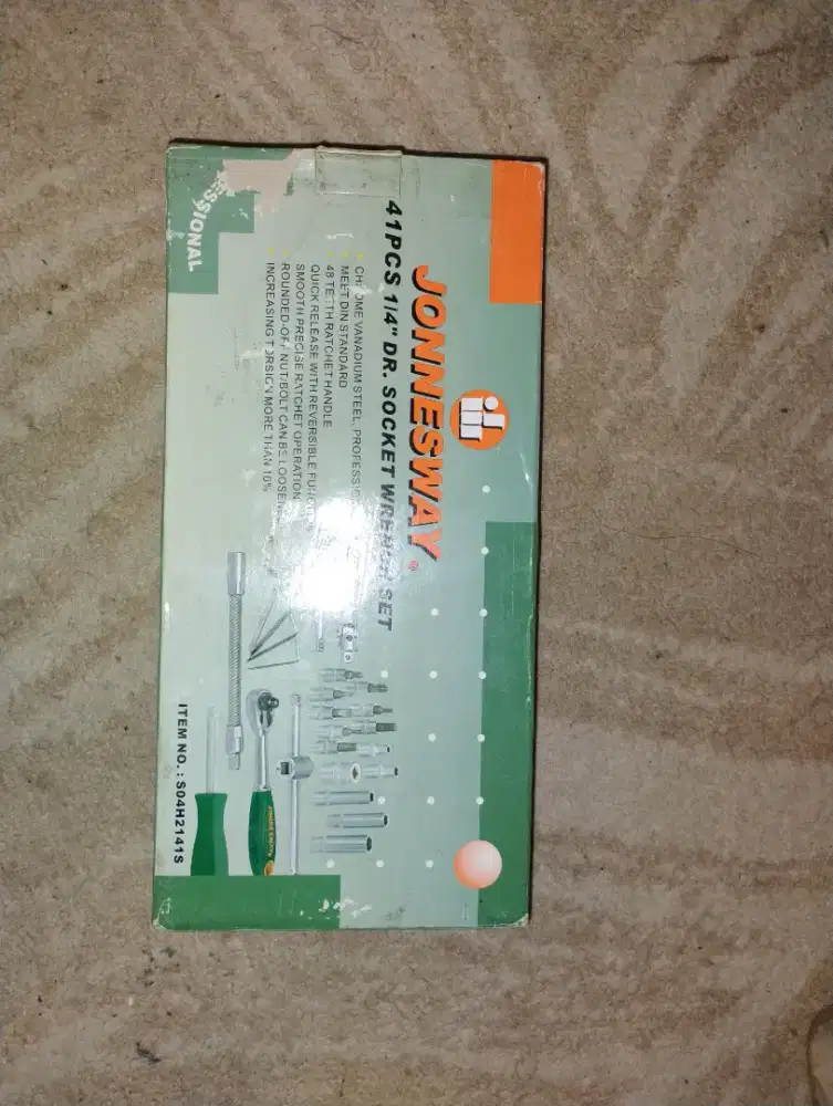 JONESWAY 41pcs kunci soket set 1/4