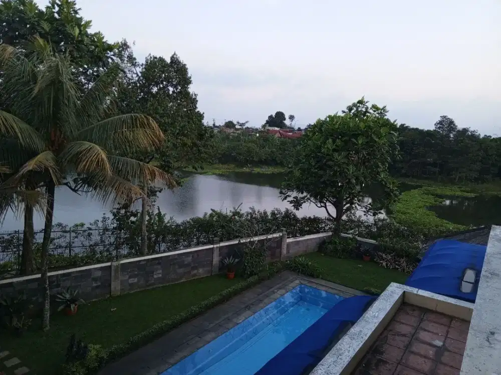 Murah Rumah Lux Baru Renovasi Furnished View Danau Di Kota Baru Parahyangan Bandung