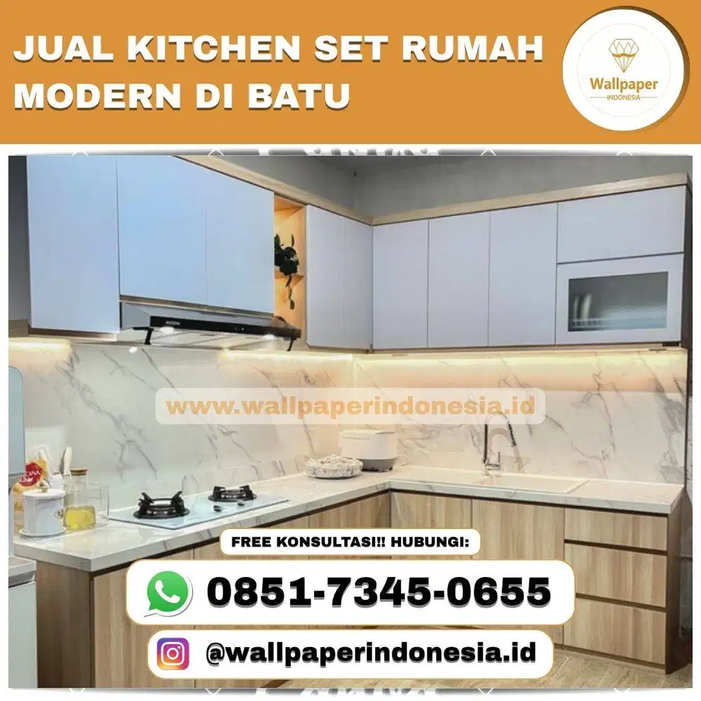 JUAL KITCHEN SET RUMAH MODERN DI BATU