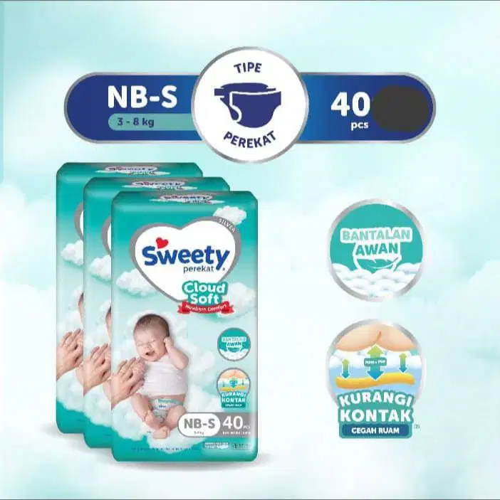 Pampers Sweety Silver NB-S 40