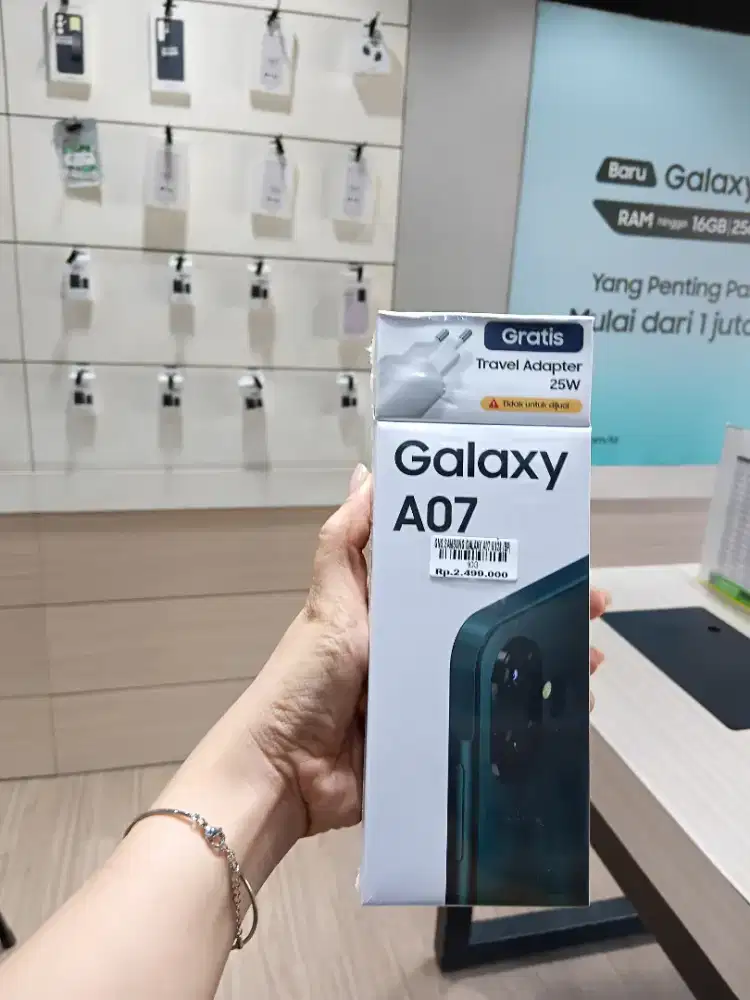 Samsung A07 6/128 garansi resmi 1tahun atlantis dahsyat
