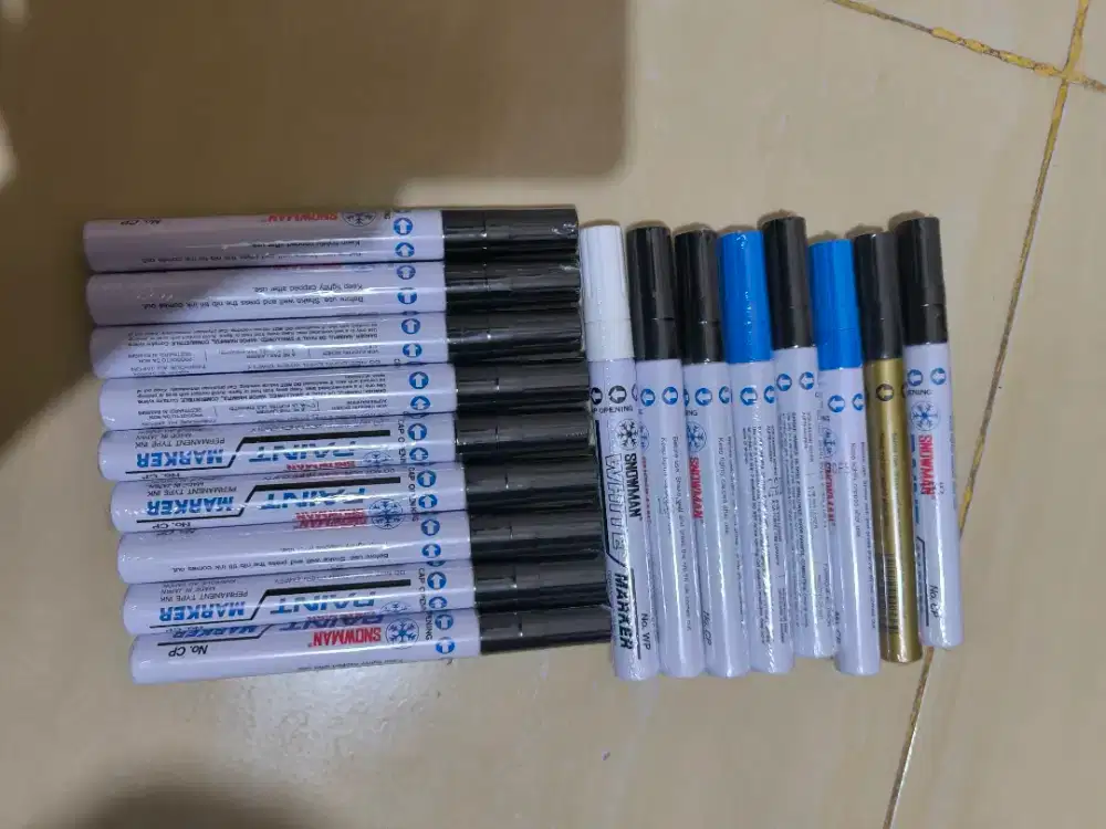 Snowman Paint Marker – Baru (masih segel)