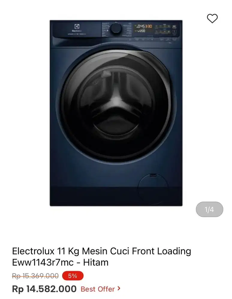 WM FRONT LOAD ELECTROLUX 11kg