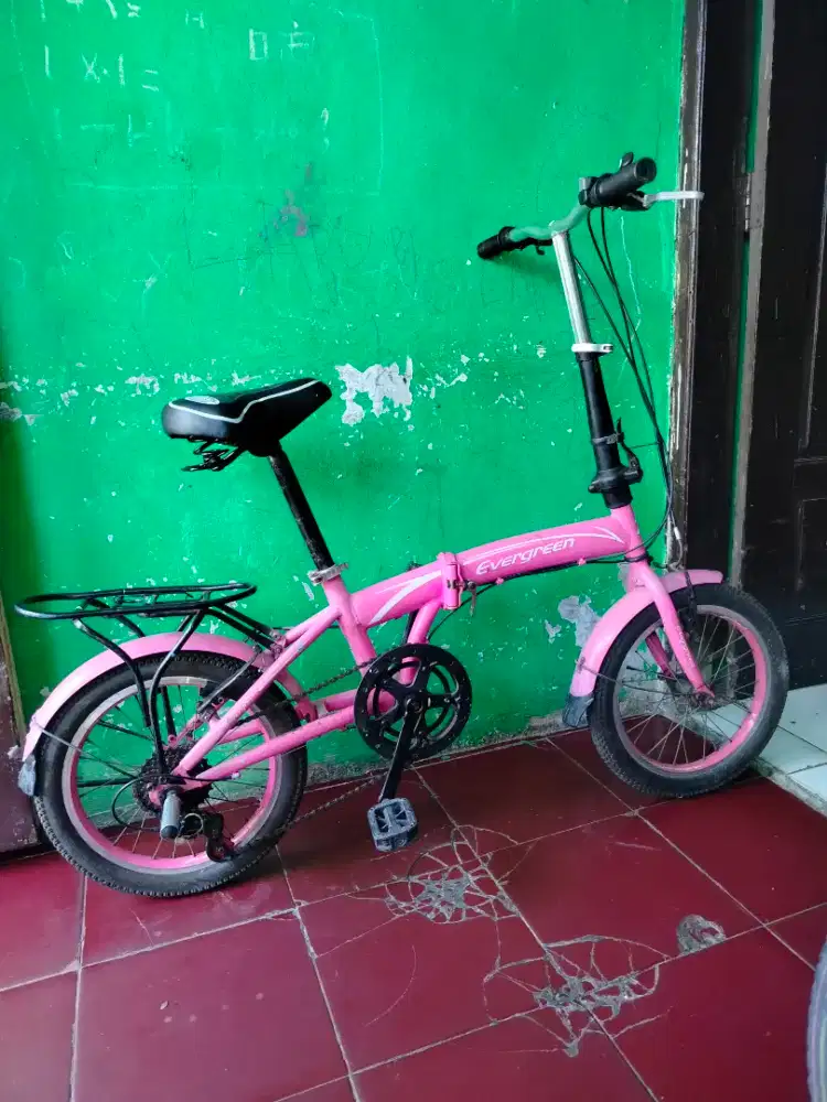 Sepeda Lipat EVERGREEN ring 16 speed 7
