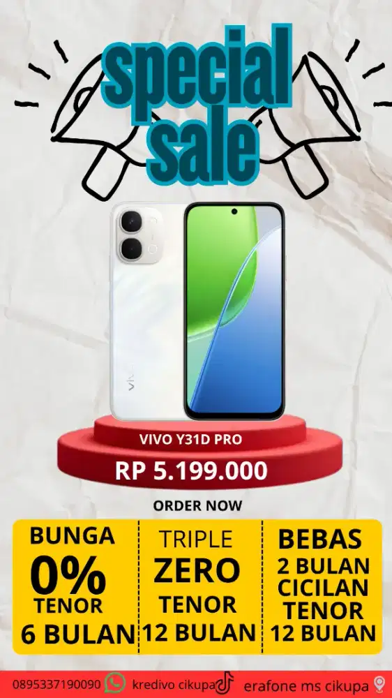 Vivo y31d kredit murah