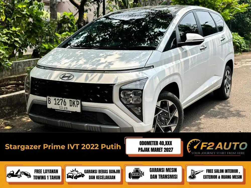 Hyundai Stargazer Prime IVT 2022 Putih