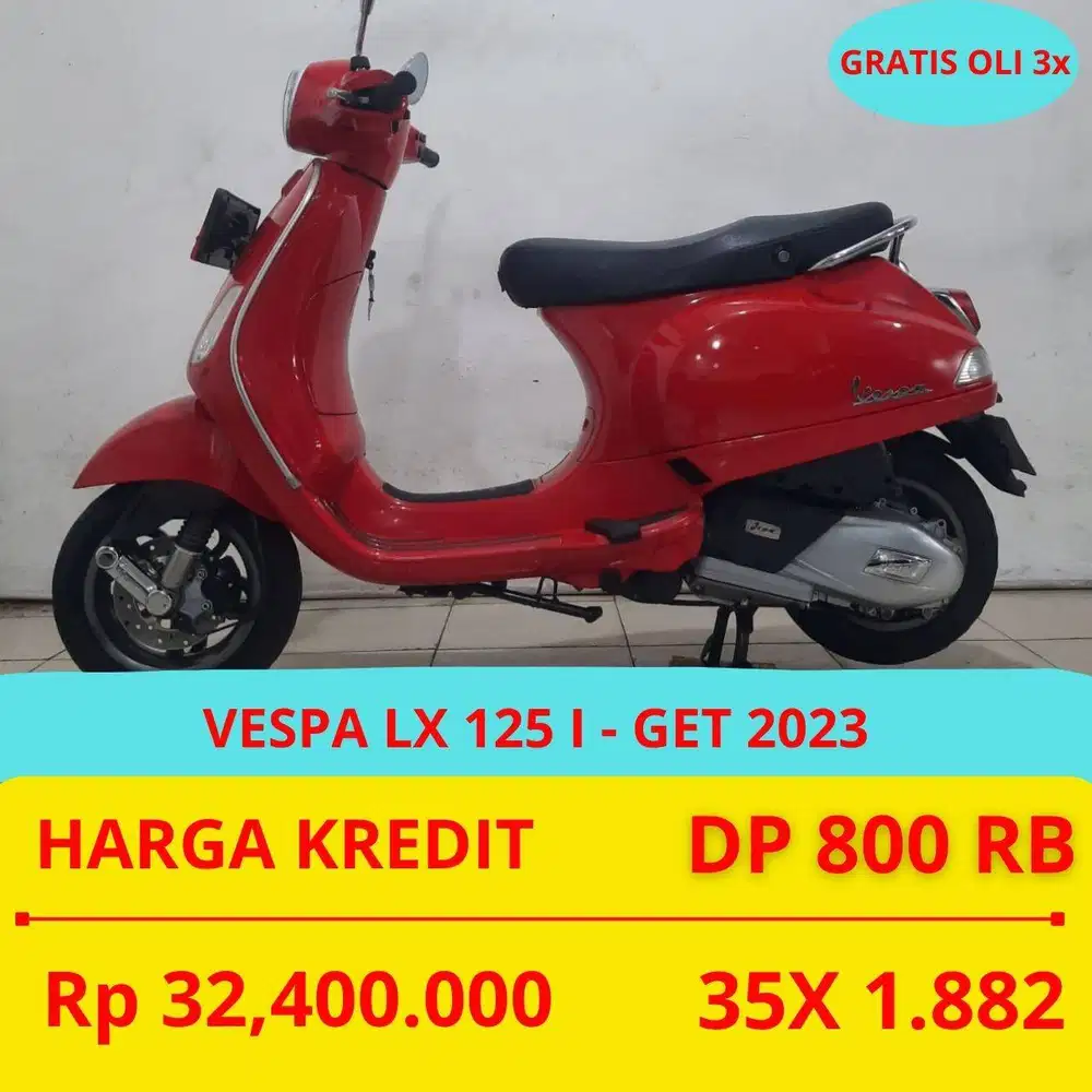 PROMO SUKSES MOTOR Vespa Lx 125 I - Get 2023 DP MURAH 800 RIBU GUYS