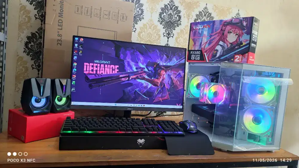 PC BARU CORE I5 GEN-12 (16+512GB) LED 24 100HZ, GARANSI 1 TAHUN
