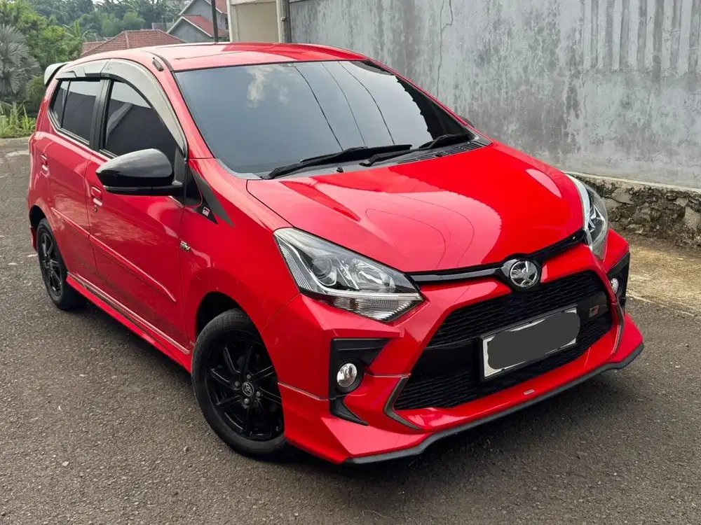 Jual Agya GR 2022 Merah KM low