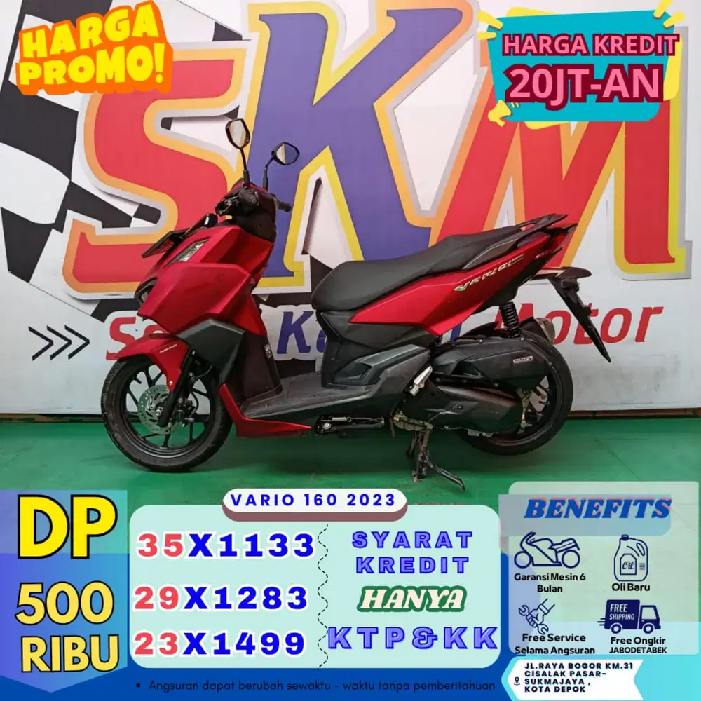( vario 160 2022 DP:500 garansi mesin 6bulwn cash credit