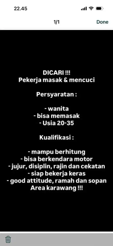 DI CARI KARYAWAN DAGANGAN YG SERIUS INGIN BEKERJA