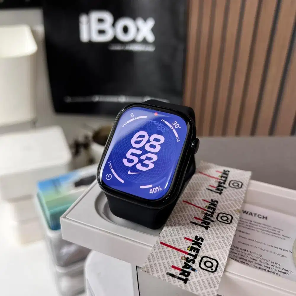 Apple Watch Series 10 46mm Jet Black iBox iwatch Battery Health 97%