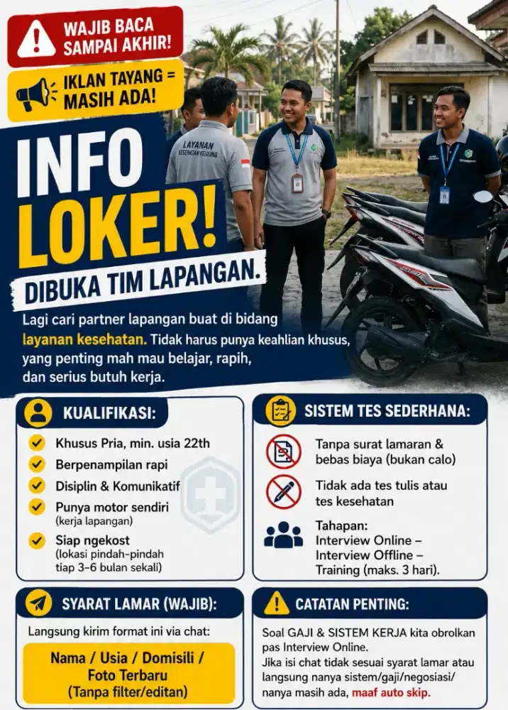 Dibuka Tim Lapangan
