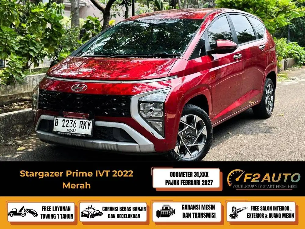 Hyundai Stargazer Prime IVT 2022 Merah