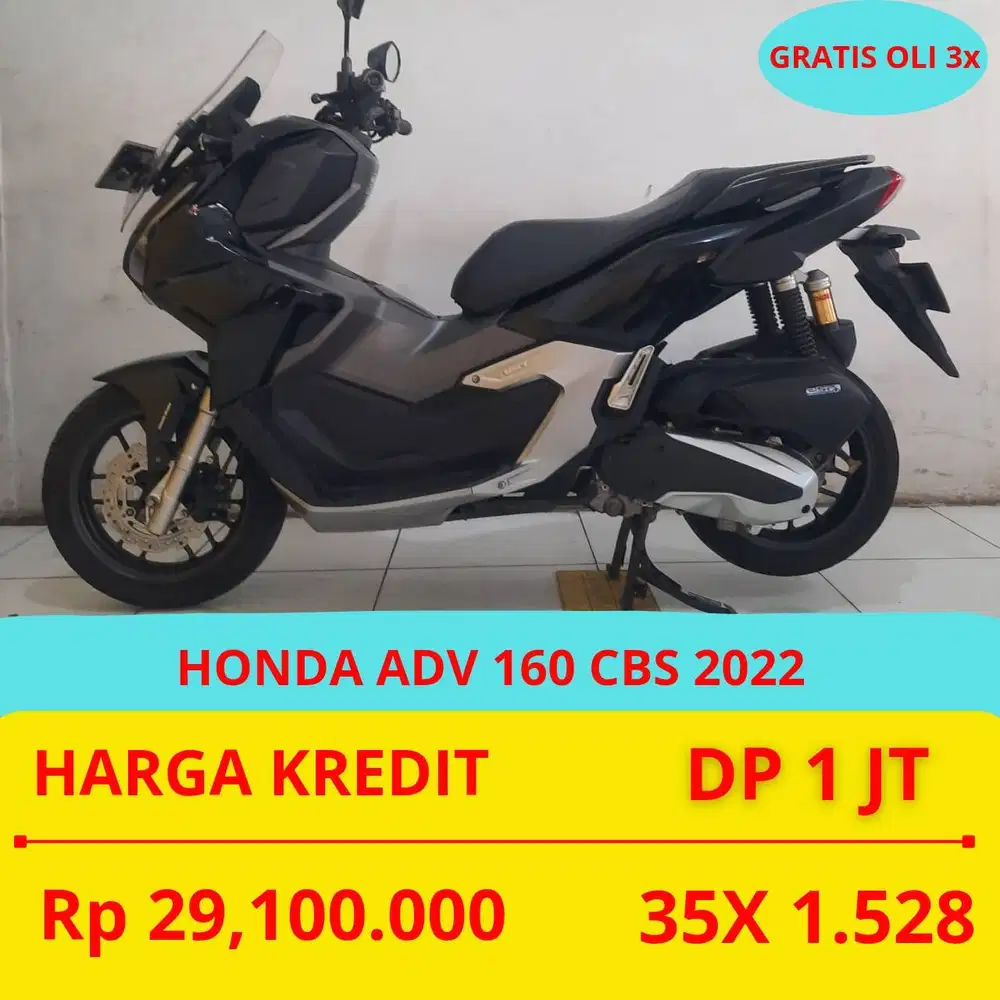PROMO SUKSES MOTOR HONDA ADV 160 CBS 2022 DP MURAH 1 JUTA GUYS