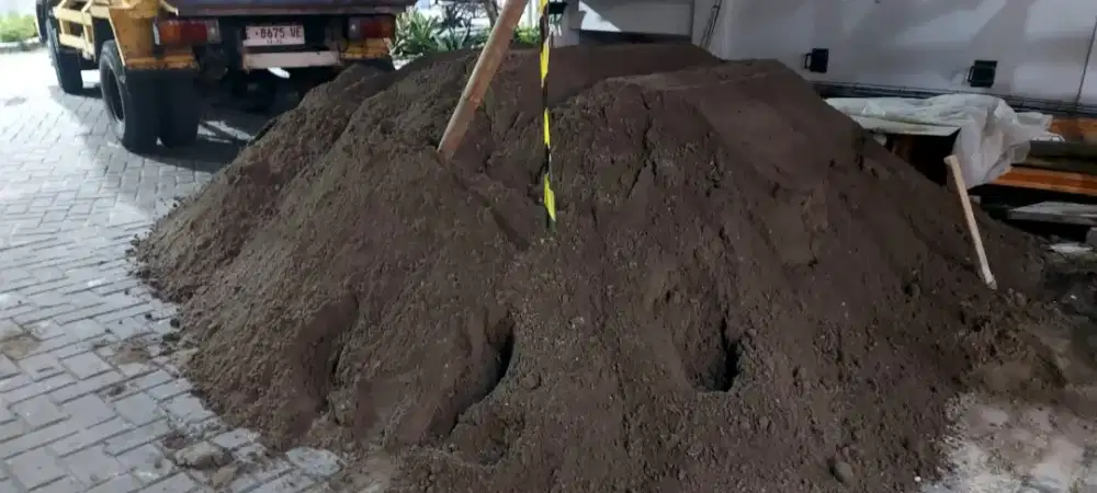 Pasir pasang batu belah sirdam limestone makadam split
