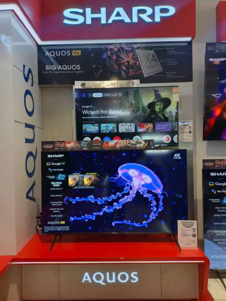 Sharp Aquos 4K Google TV.