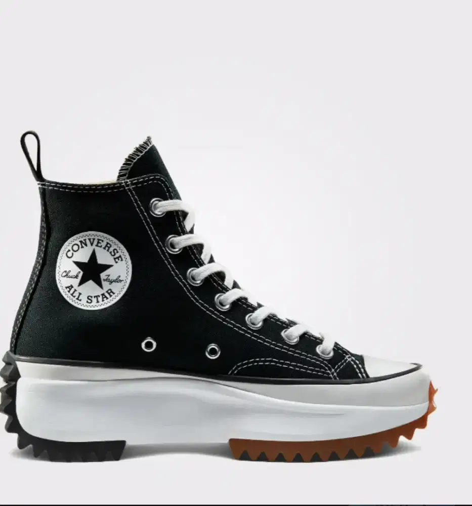 Converse Run Star Hike High Top warna hitam
