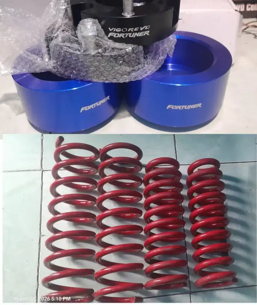 coil spring plus support fortuner bonus spacer