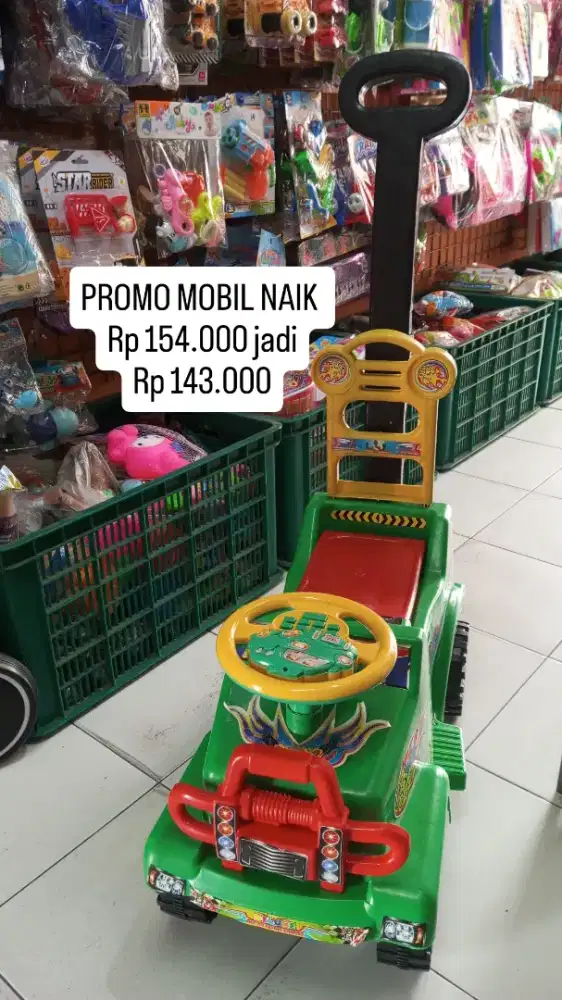 PROMO mainan anak mobil naik