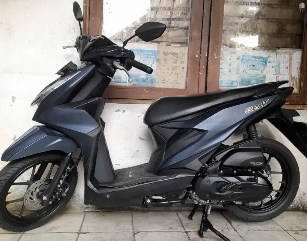 Honda beat duluxe 2022 LED cbs iss cw asli biru pqjak panjang