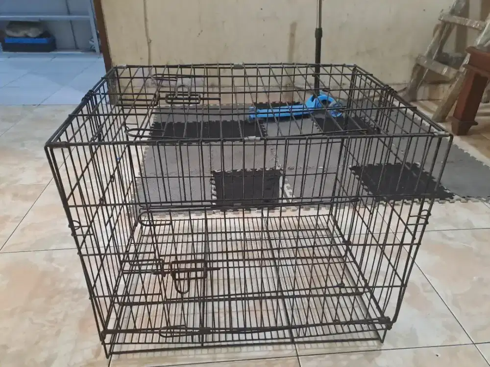 Kandang Kucing Anjing Ayam Kelinci  Besi Tebal Jumbo Siap Pakai