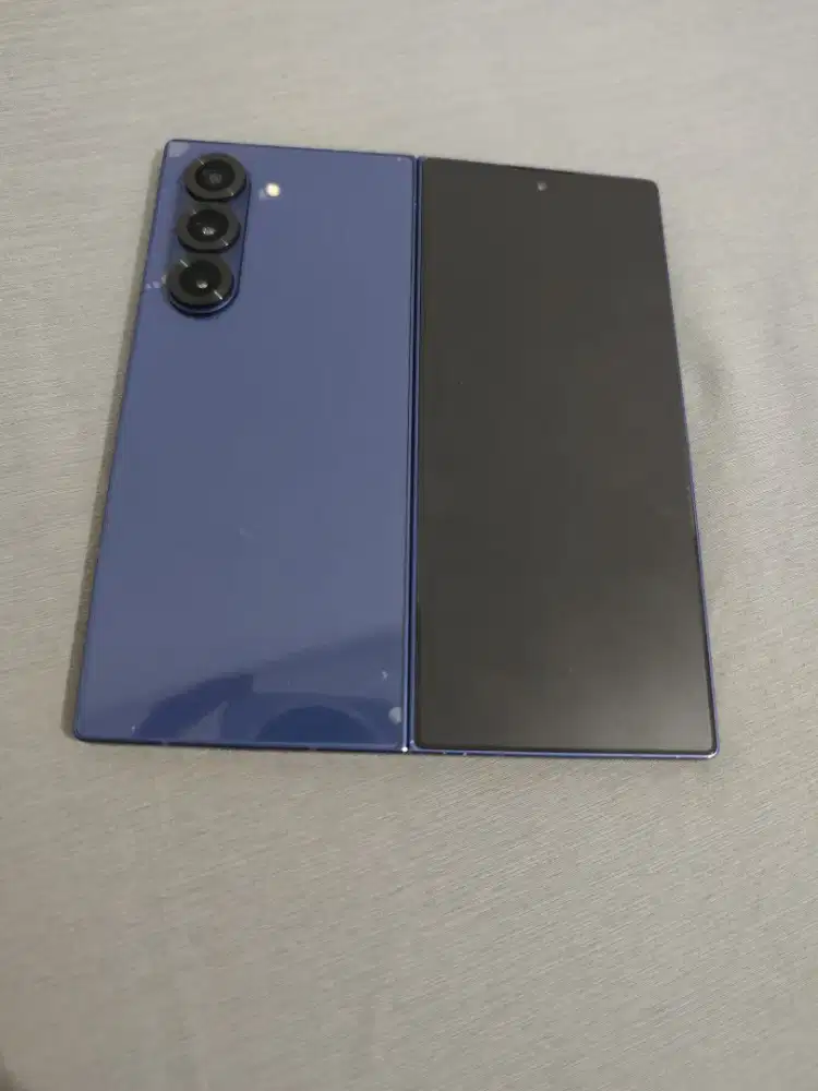 Samsung Fold 6 512GB Blue Mulus Fullset Bonus Cas