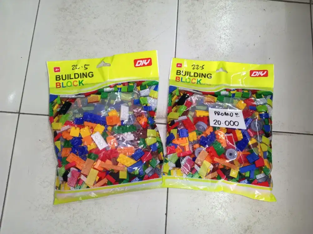 PROMO mainan anak block diy Assembly