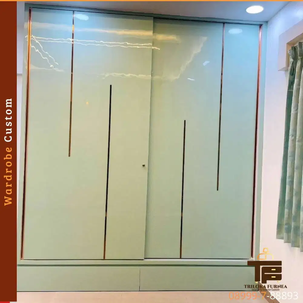 Jasa Pembuatan Wardrobe Custom Premium | Triloka Furnea