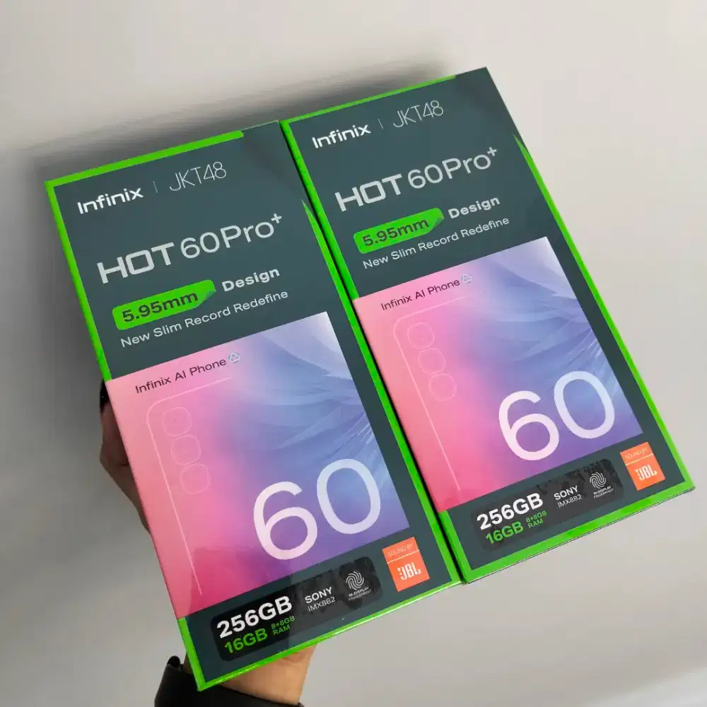 Infinix HOT 60 PRO+ , garansi resmi original