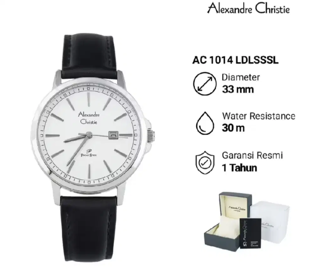 Jam Tangan Wanita Alexander Christie Primo Steel AC 1014