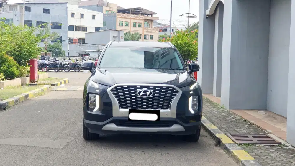 Hyundai palisade signature 2021 diesel sunroof biru