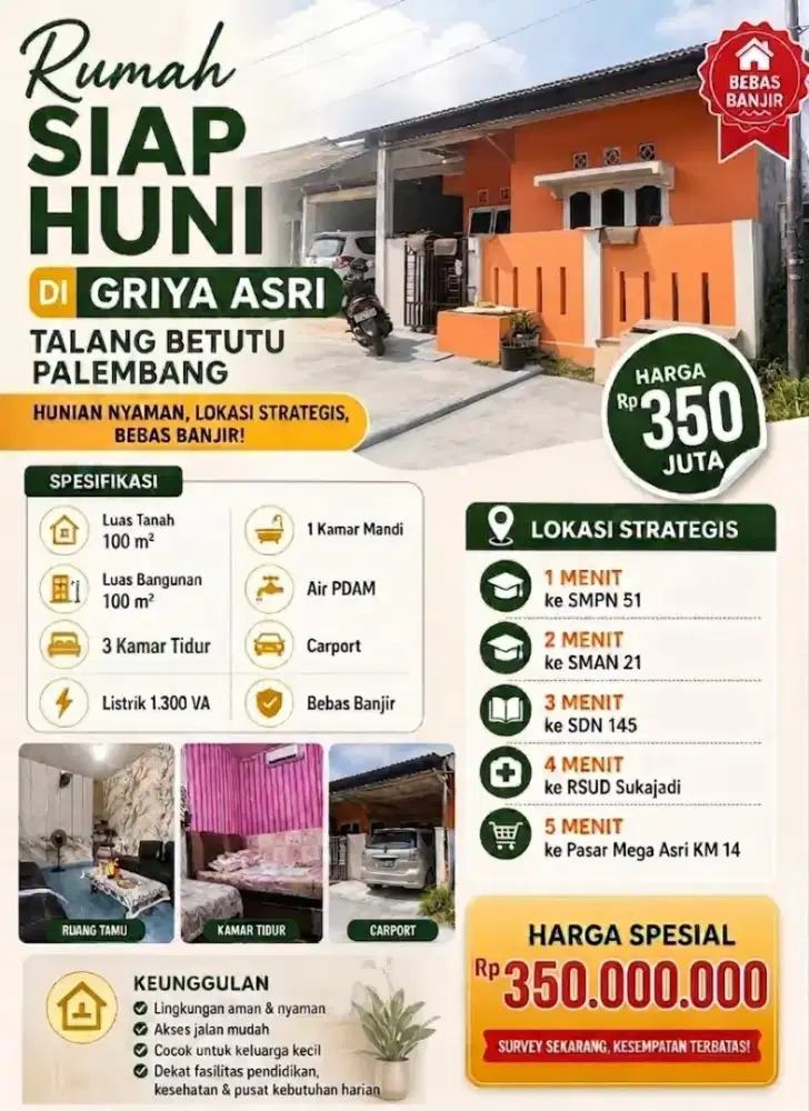 Rumah Murah Talang Betutu