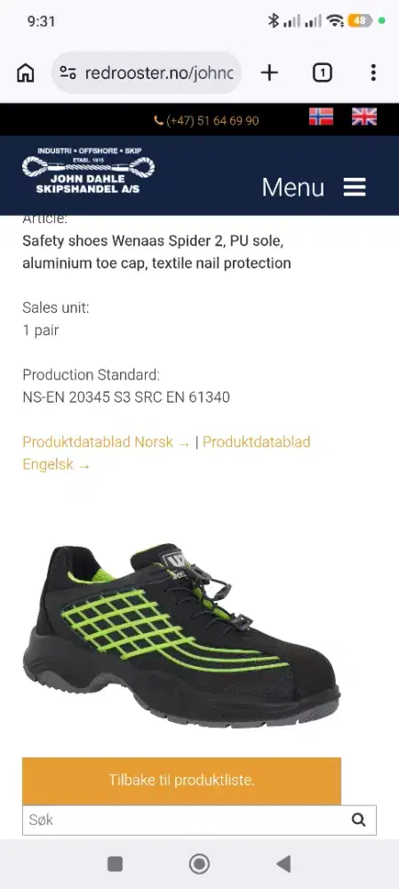 WEENAS SEPATU SAFETY