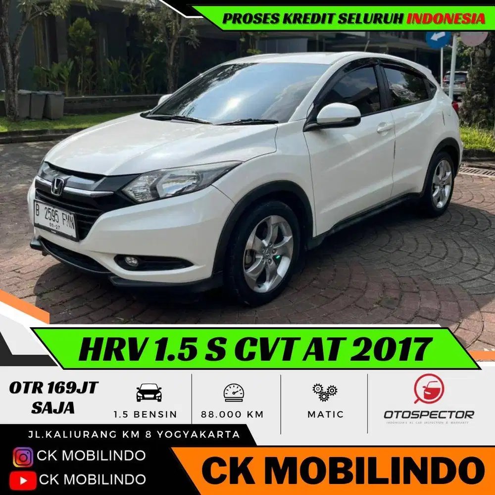 Honda HRV S CVT Matic 2017 ORISINIL DP Minim Kredit Murah