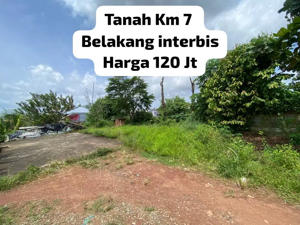 Tanah KM 7 SHM Harga Nego Akses Mobil Lancar