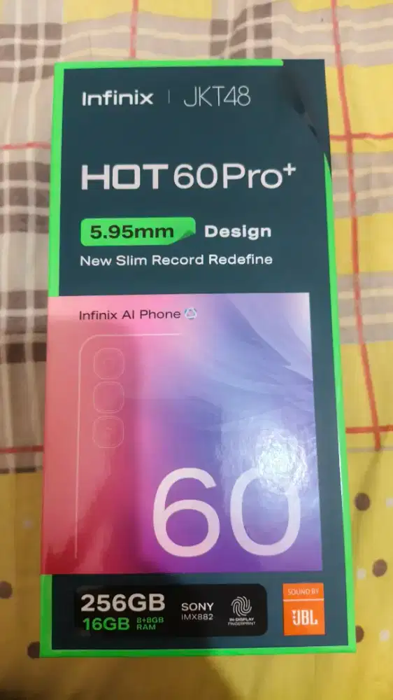 Infinix hot 60 Pro + (plus) silver 8/256