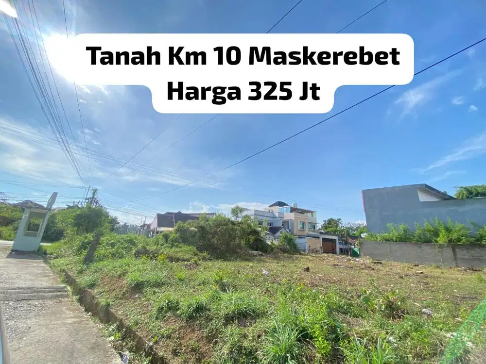 Tanah Strategis Cocok Untuk Rumah Tinggal Lingkungan Nyaman