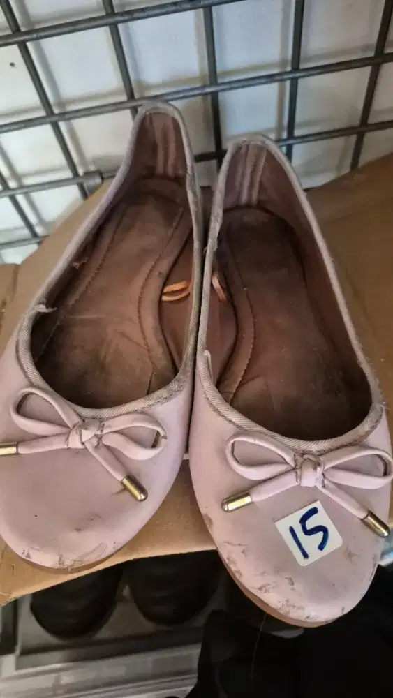 Sepatu wanita sendal flat shoes no 37
