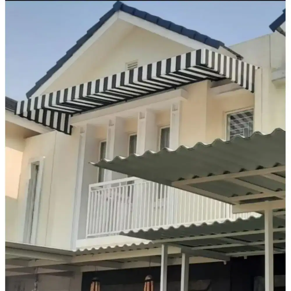 Custom canopy awning kanopi kain waterproof