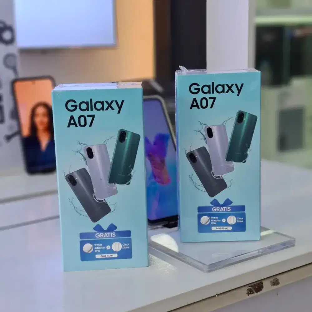 SAMSUNG A07 SEJUTAAN GRATIS ADAPTOR DAN CLEARCASE