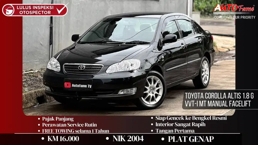 Toyota Corrola Altis 1.8 G VVT-i MT NIK 2004